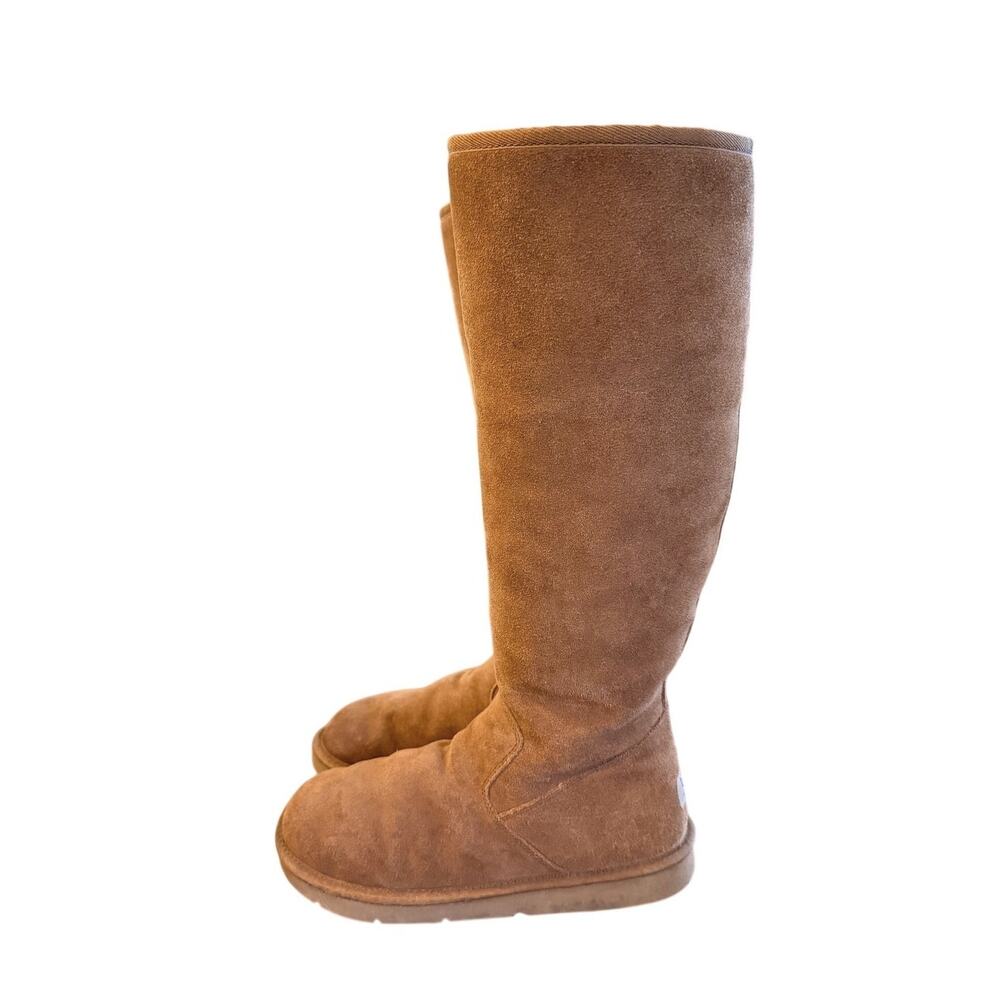 UGGxAnthropologie 9 Classic Ultra Tall Boots $295 Knee High Shearling Chestnut - Picture 2 of 14